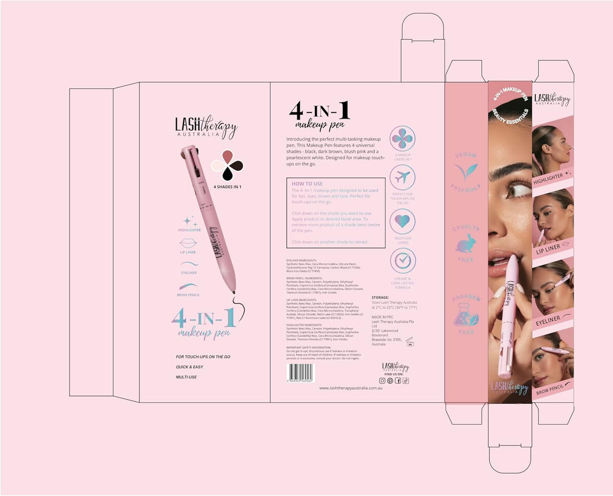 4-in-1 Multi-Effect Makeup Pen – Eyeliner Magic in One Tool!